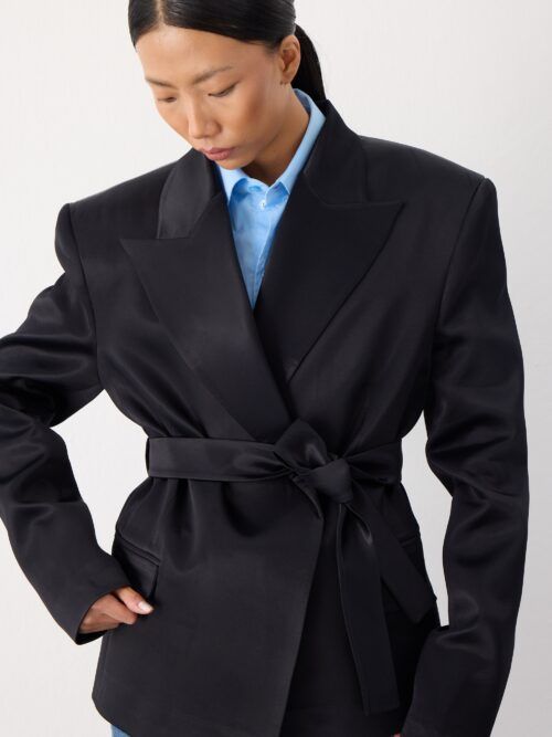 FRANCHI SATIN OVERSIZE JACKET