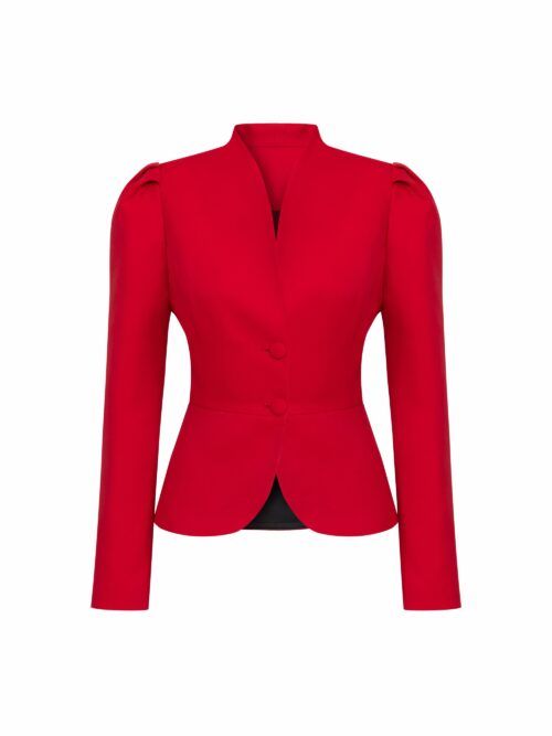 CLEMEN FIT RED BLAZER