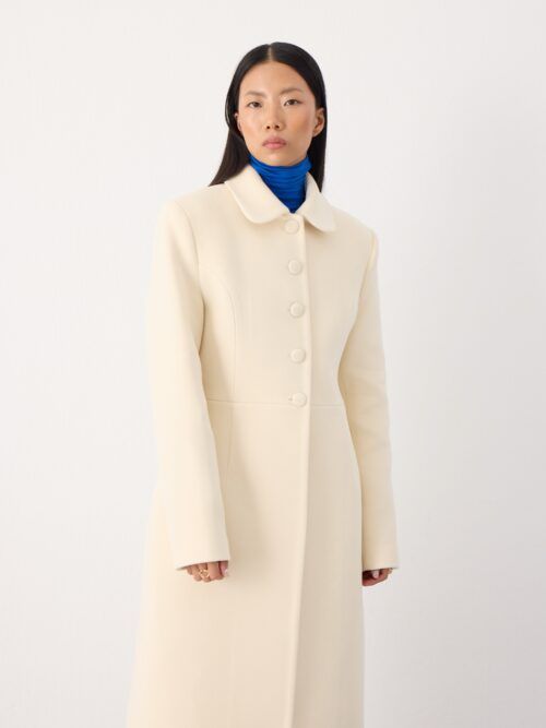 ASCONA MIDI WOOL COAT